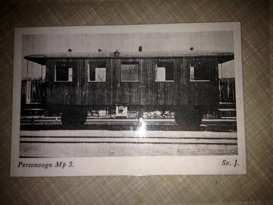 Апартаменты Fjordhytten. Rebuild Train Wagon From 1937. Оденсе Экстерьер фото